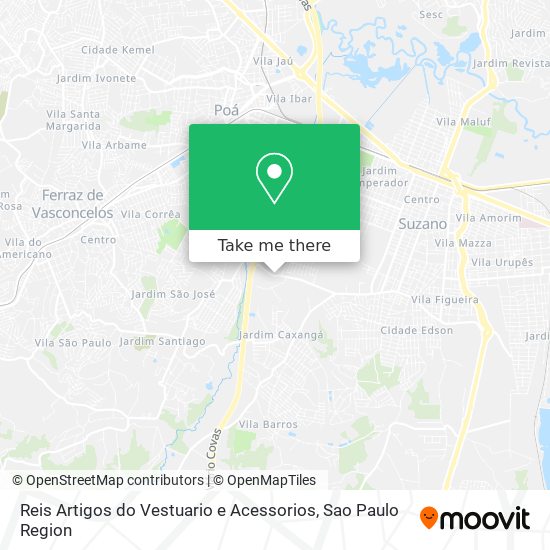 Reis Artigos do Vestuario e Acessorios map