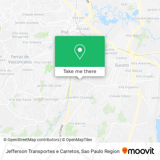 Jefferson Transportes e Carretos map