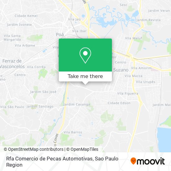 Rfa Comercio de Pecas Automotivas map
