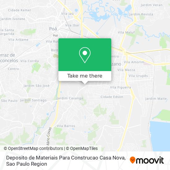 Deposito de Materiais Para Construcao Casa Nova map