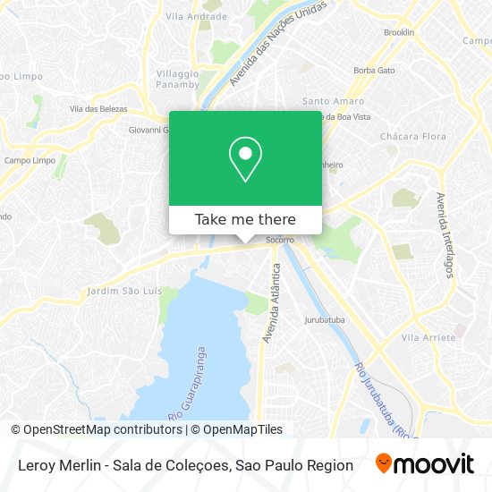 Leroy Merlin - Sala de Coleçoes map