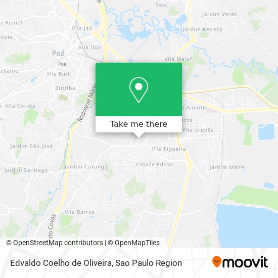 Edvaldo Coelho de Oliveira map