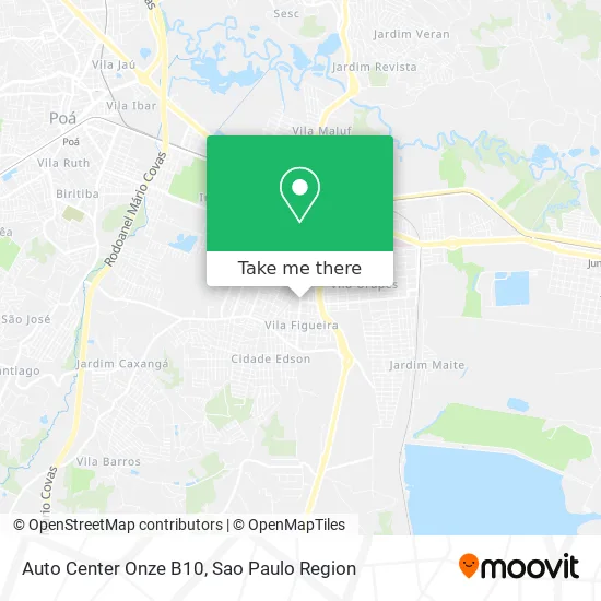 Auto Center Onze B10 map