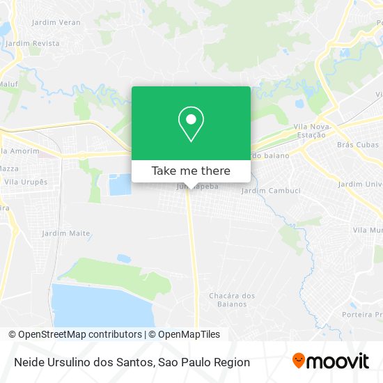 Neide Ursulino dos Santos map
