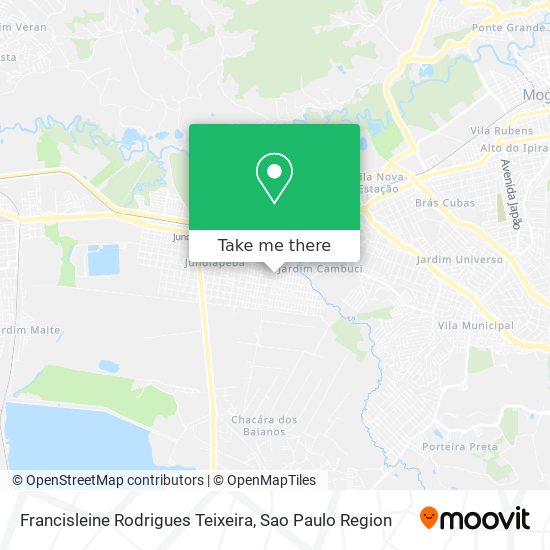 Francisleine Rodrigues Teixeira map