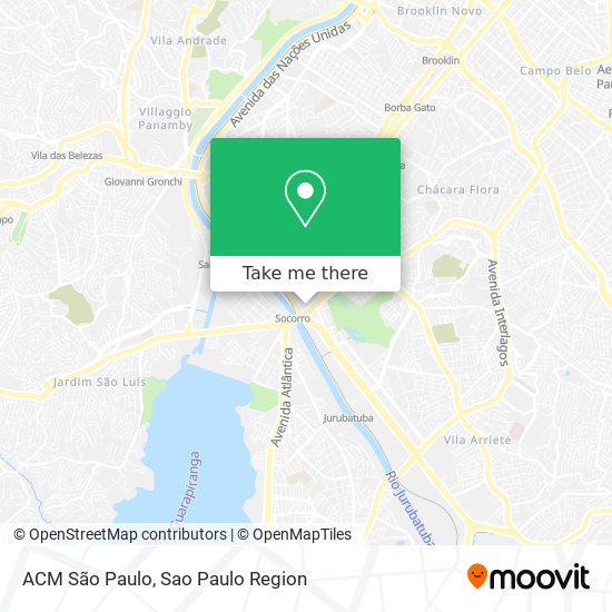 Mapa ACM São Paulo