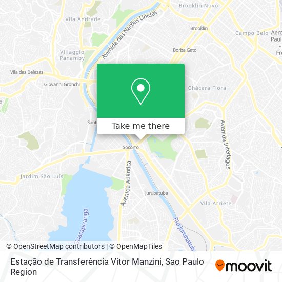 Mapa Estação de Transferência Vitor Manzini