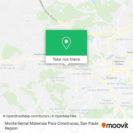 Monte Serrat Materiais Para Construcao map