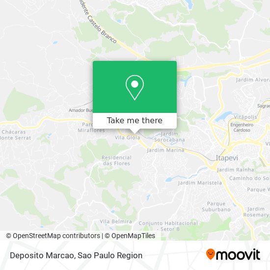 Deposito Marcao map