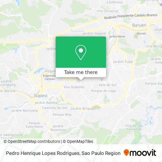 Pedro Henrique Lopes Rodrigues map