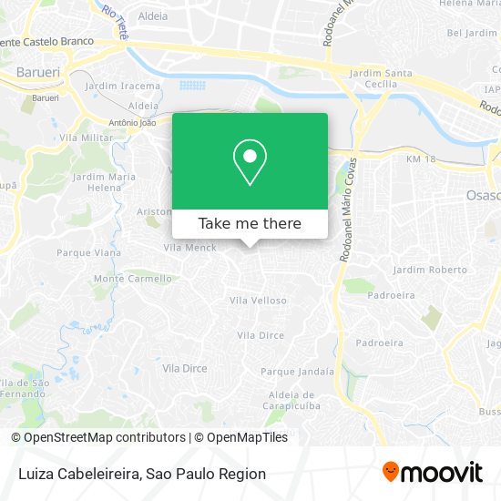 Mapa Luiza Cabeleireira