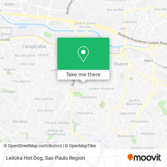Leiloka Hot Dog map