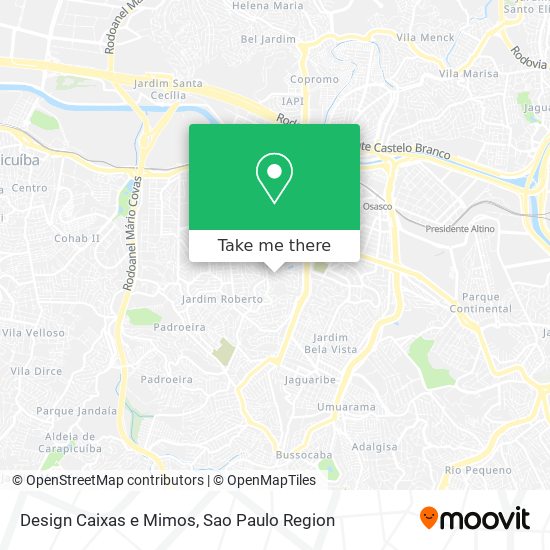 Design Caixas e Mimos map