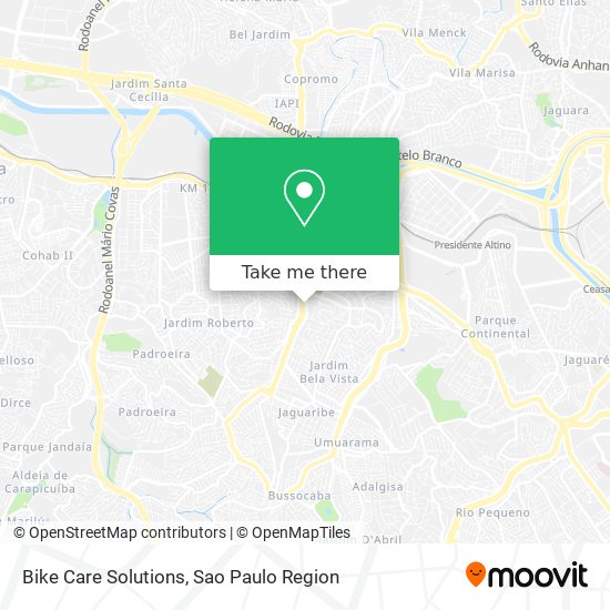 Mapa Bike Care Solutions