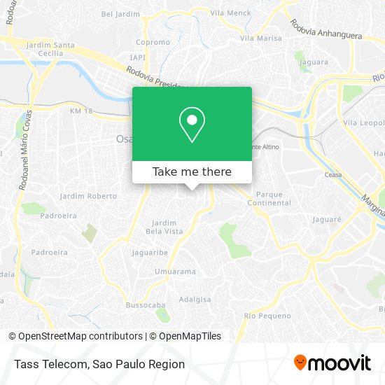 Tass Telecom map