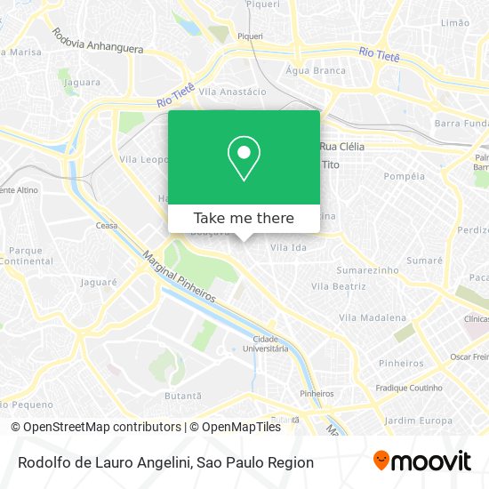 Rodolfo de Lauro Angelini map
