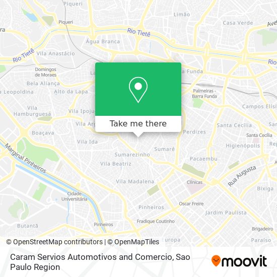 Caram Servios Automotivos and Comercio map