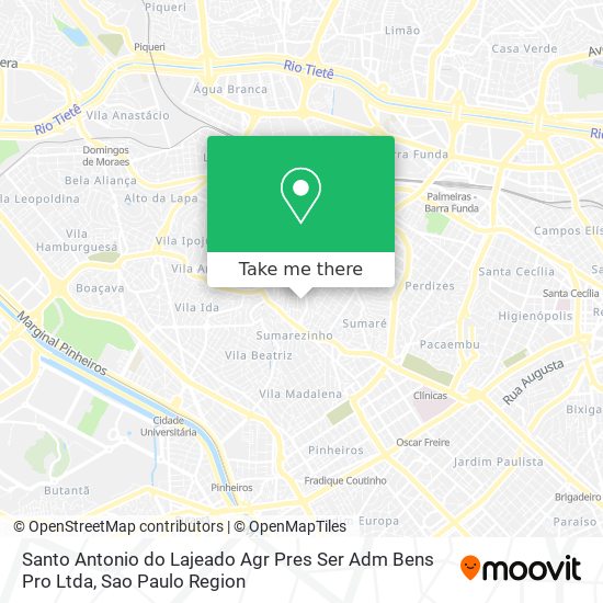 Mapa Santo Antonio do Lajeado Agr Pres Ser Adm Bens Pro Ltda