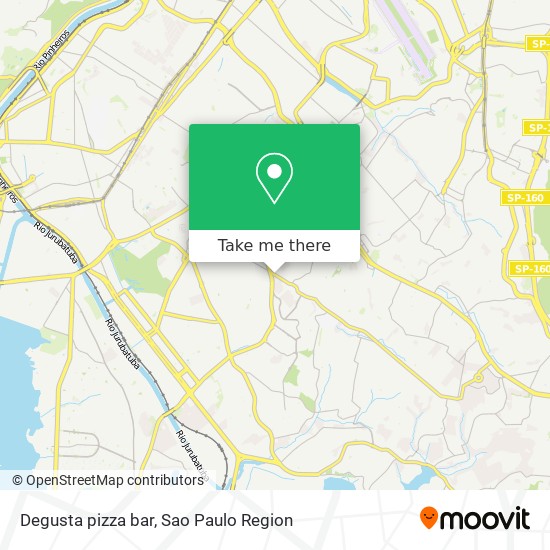 Mapa Degusta pizza bar