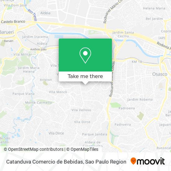 Catanduva Comercio de Bebidas map