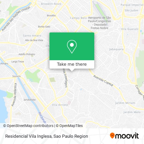 Residencial Vila Inglesa map