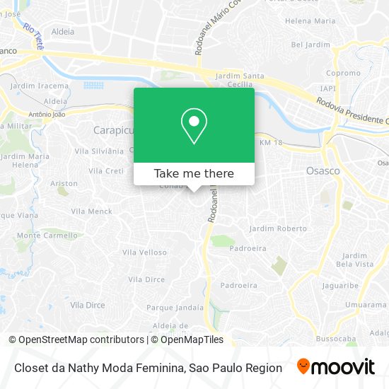 Mapa Closet da Nathy Moda Feminina