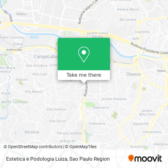 Estetica e Podologia Luiza map