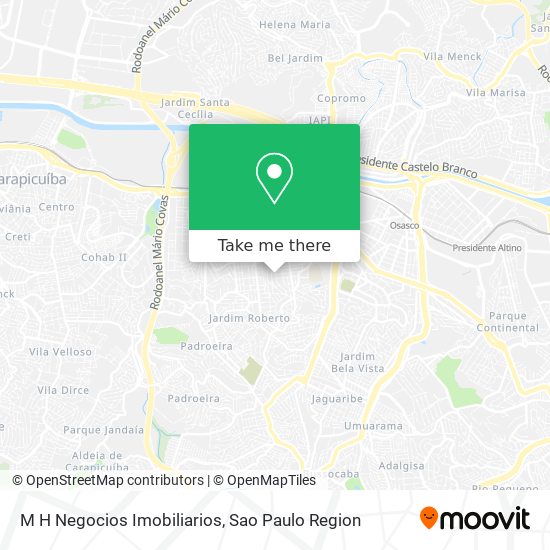 M H Negocios Imobiliarios map