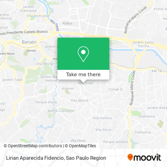 Lirian Aparecida Fidencio map