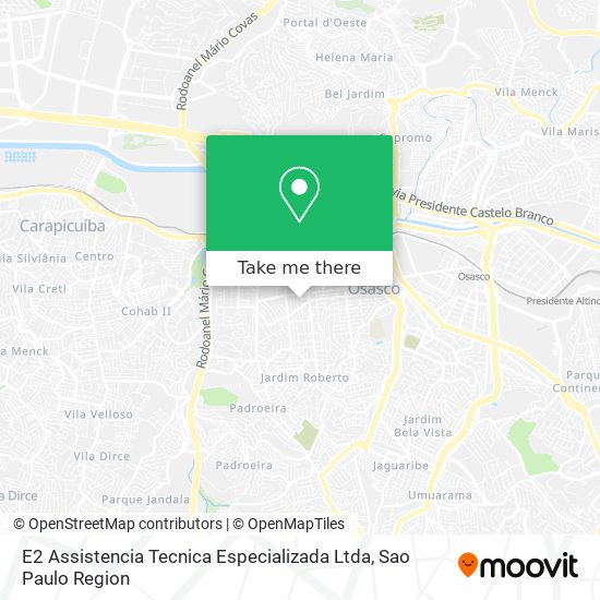 E2 Assistencia Tecnica Especializada Ltda map