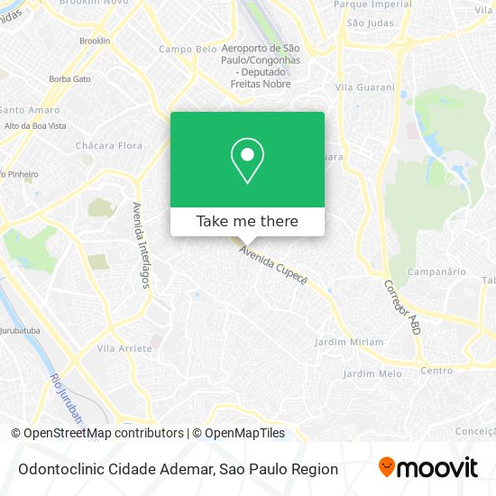 Mapa Odontoclinic Cidade Ademar