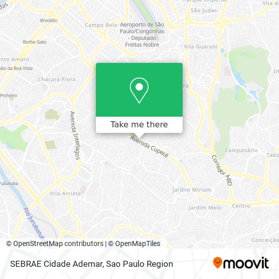 SEBRAE Cidade Ademar map