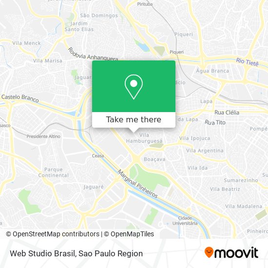 Mapa Web Studio Brasil