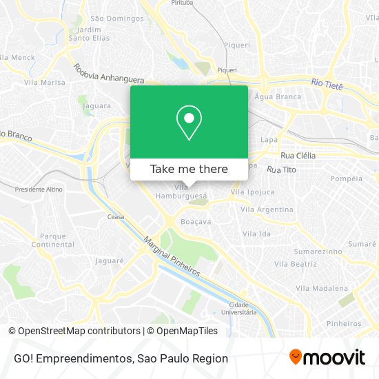 GO! Empreendimentos map