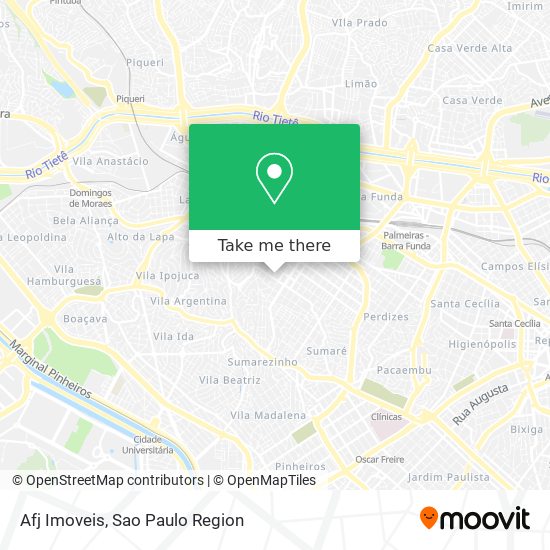 Mapa Afj Imoveis