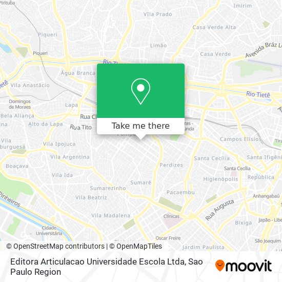 Mapa Editora Articulacao Universidade Escola Ltda