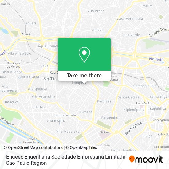 Engeex Engenharia Sociedade Empresaria Limitada map