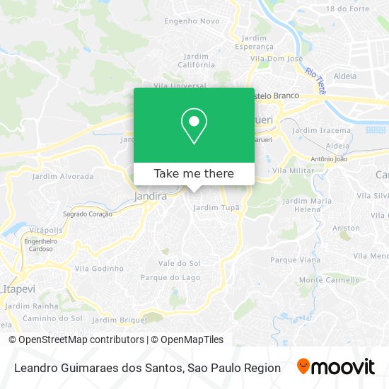 Leandro Guimaraes dos Santos map