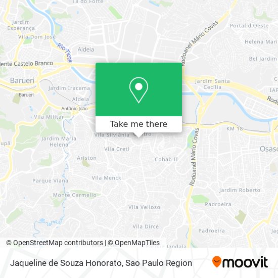 Mapa Jaqueline de Souza Honorato