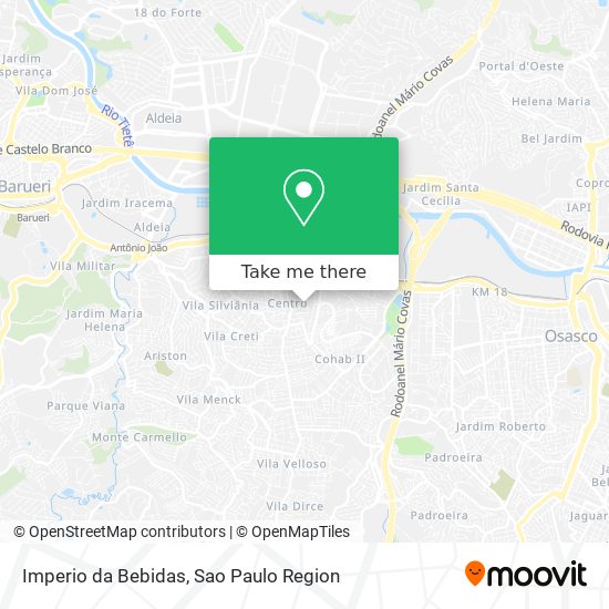 Imperio da Bebidas map