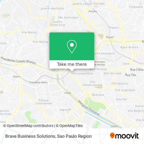 Brave Business Solutions map