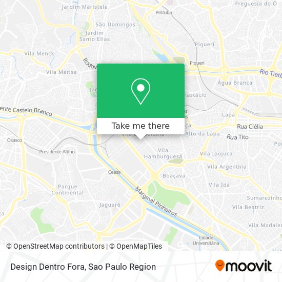 Design Dentro Fora map