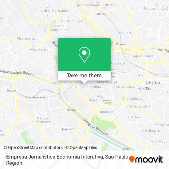 Empresa Jornalistica Economia Interativa map