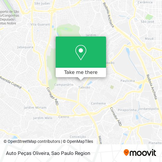 Auto Peças Oliveira map