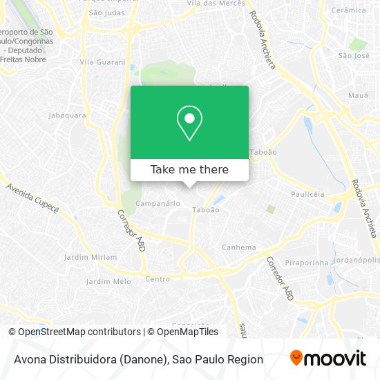 Avona Distribuidora (Danone) map