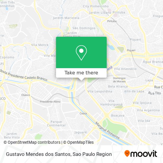 Gustavo Mendes dos Santos map