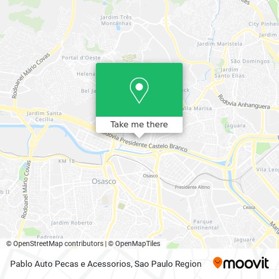 Pablo Auto Pecas e Acessorios map