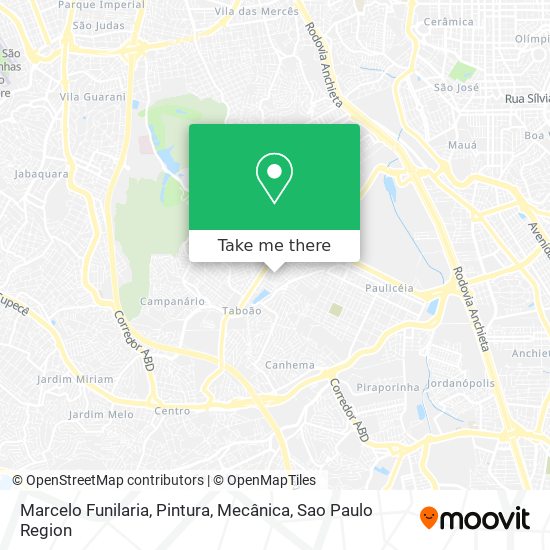 Mapa Marcelo Funilaria, Pintura, Mecânica