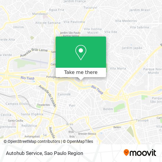 Autohub Service map