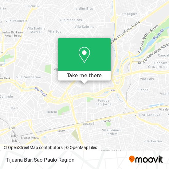 Tijuana Bar map